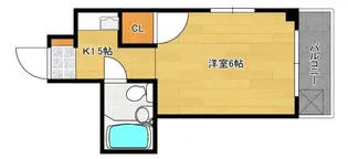 柴崎皆実町ビル【3階】の間取り