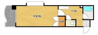 ジュネス山城【4階】の間取り