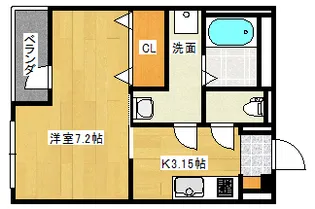NAミナミ【2階】の間取り