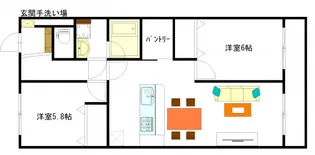 ALIVE牛田【4階】の間取り