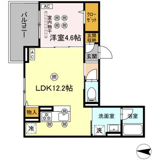 Colermo江波二本松【2階】の間取り