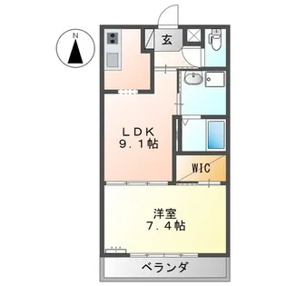 エデン【2階】の間取り