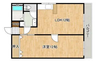 コーポ代【2階】の間取り