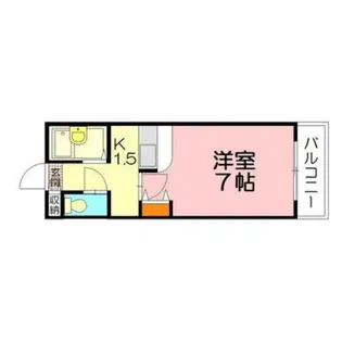 エステートベネフィット桑原【2階】の間取り