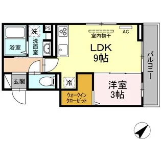 Fika長楽寺【3階】の間取り