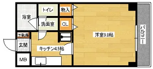 フリックコートSYO【3階】の間取り