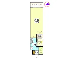 ヤスダビル6【3階】の間取り