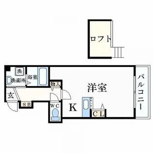K.YBLD.【7階】の間取り