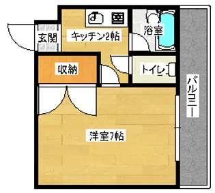 アヴニール【1階】の間取り