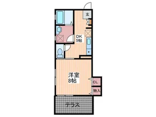 LaCasa南千田【1階】の間取り