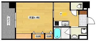 フォーラム牛田7【7階】の間取り