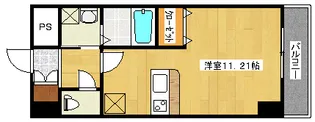 KAFUUCOURT矢賀【5階】の間取り