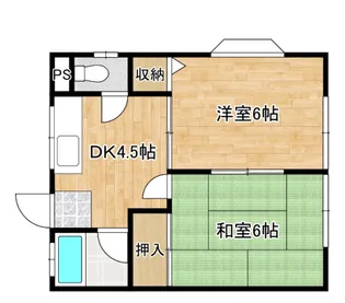 アンジュ上瀬野【1階】の間取り