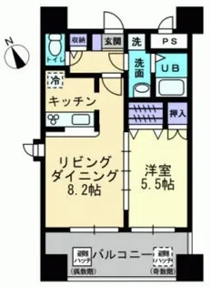 JGRACE河原町【13階】の間取り