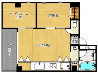 87gYOSHIJIMAave.【7階】の間取り