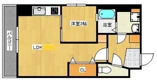 鶴見橋GRANDE【2階】の間取り