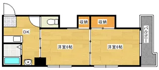 中国ビル【3階】の間取り