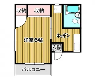 旭マンション【2階】の間取り