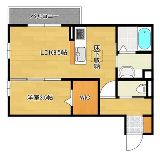 メヌエット【1階】の間取り