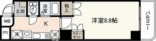 クレール西広島【6階】の間取り