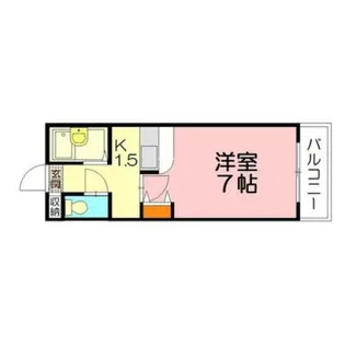 エステートべネフィット桑原【1階】の間取り