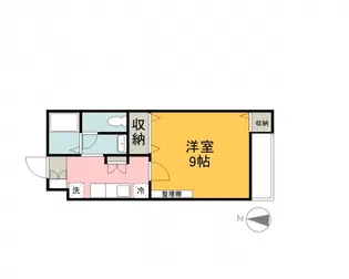 シリウス田中【2階】の間取り