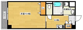 柳川ビル【3階】の間取り
