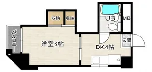 中浦ビル【4階】の間取り