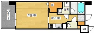 LATOUR出汐【6階】の間取り
