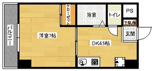 エスコート西原【3階】の間取り