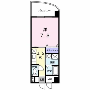ディアコートニシムラ【2階】の間取り