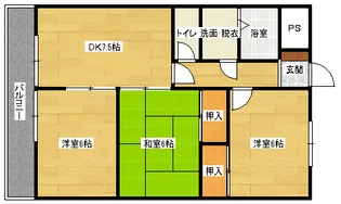 エソール龍本【2階】の間取り