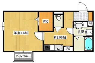 セジュールソフィア【2階】の間取り