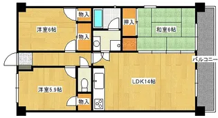 第3橘谷ビル【4階】の間取り