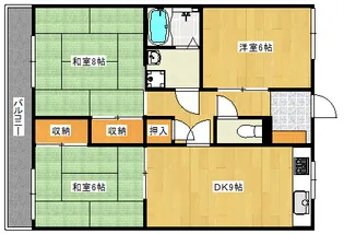 インペリアル石光【3階】の間取り