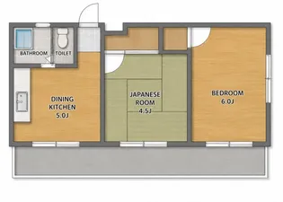 大宮グリーンコーポ【407号室】の間取り