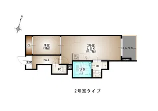 RegalestDSAosaki【1階】の間取り