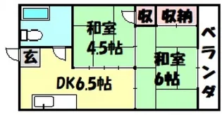 シャトー舟入【4階】の間取り