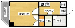 K’s大町【4階】の間取り