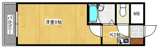 メゾンド長束【1階】の間取り