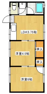 LS中筋【1階】の間取り