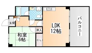 猫島ビル【3階】の間取り