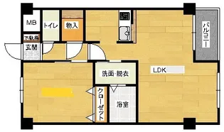 ヴィランス大塚2【2階】の間取り