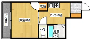 エオス舟入【4階】の間取り