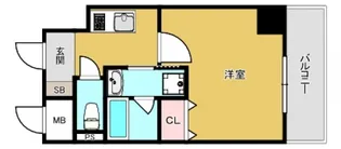 ヴィラ博丈横川【12階】の間取り
