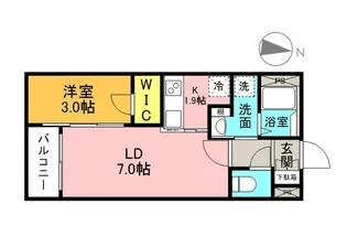 月光江波東零番館【2階】の間取り