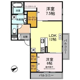 めぐみ【3階】の間取り