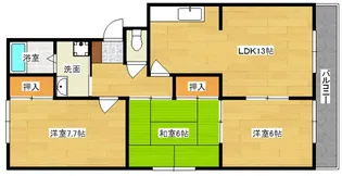 レジデンスSH【301号室】の間取り