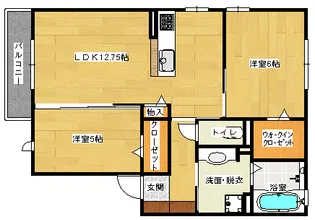 アルソーレ【1階】の間取り