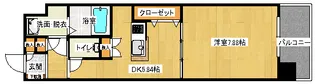 グラビスコート八丁堀【7階】の間取り